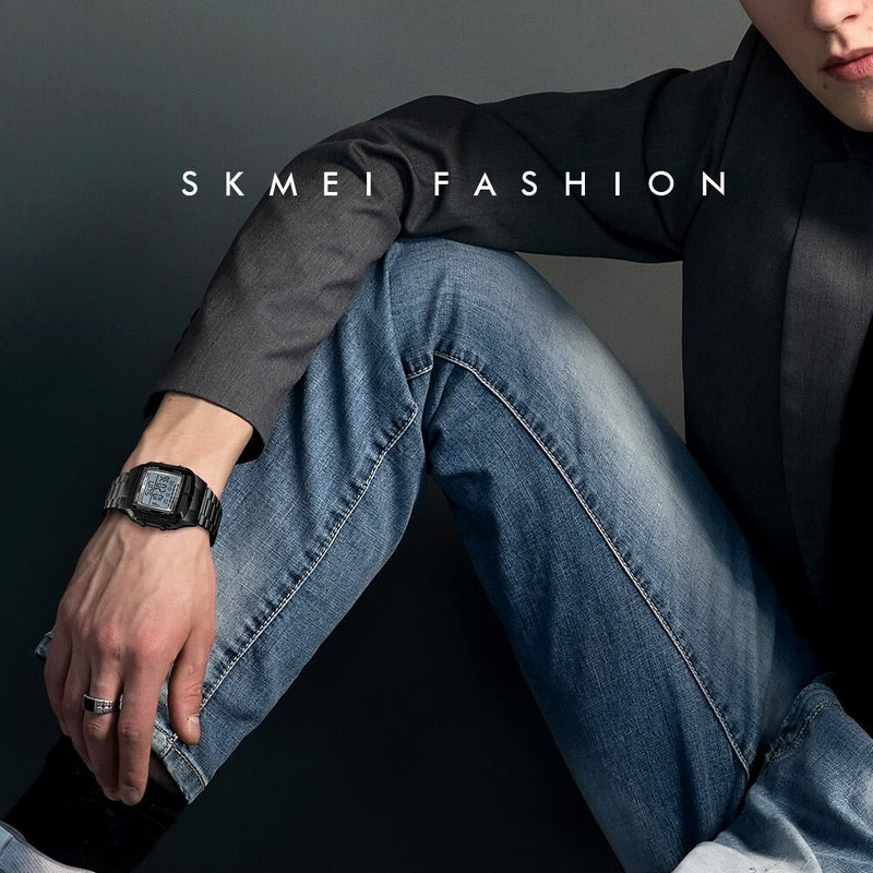 SKMEI Military Sports Watches Waterproof Mens Watches Top Brand Luxury Clock Electronic LED Digital Watch Men Relogio Masculino