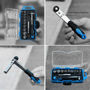 PROSTORMER 23 in 1 Mini Ratchet Bits Set Sockets Repair Tool Kit Multi-functional Precise ScrewdriverSet Sockets Extension Rod