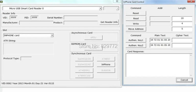 ISO7816 USB EMV Smart IC Chip Card Writer Reader Support I2C Memory SLE5528 SLE4442 SLE4428 SLE6636 AT88SC1608 7816 Smartcard