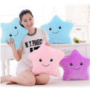 2018  Colorful Body Pillow Star Glow LED Luminous Light Pillow Cushion Soft Relax Gift