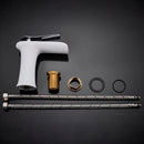 Basin Faucets Waterfall Bathroom Faucet Single handle Basin Mixer Tap Bath Antique Brass Faucet Sink Water Crane Silver Taps