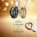 Boniskiss "Her King"&"His Queen"Lovers Necklace Pendant Fashion Romantic Stainless Steel Couples For Wedding Women/Men Jewelry