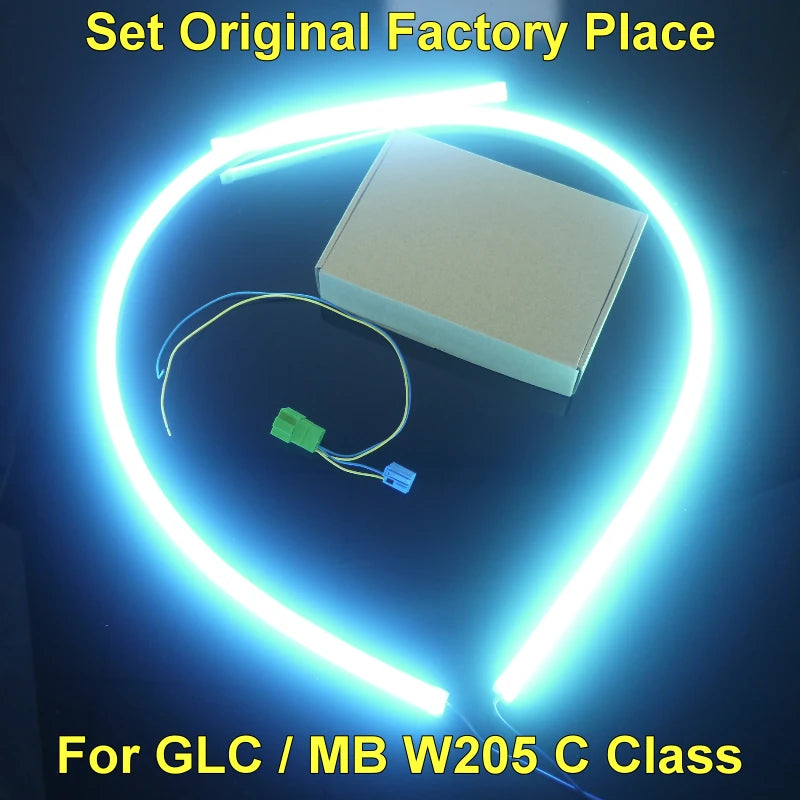 Car Ambient Light For Mercedes Benz C MB W205 GLC X253 C253 2014~2022 Dashboard Interior OEM Original Atmosphere Advanced Light