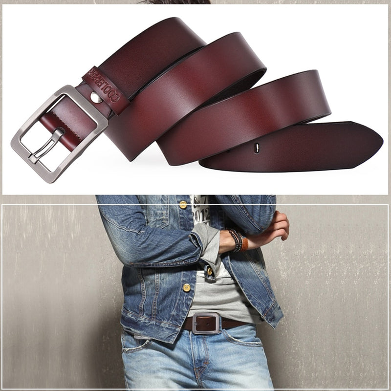 Mens belt high quality belts male genuine leather strap leather belt men male designer belts&Cummerbunds for men HQ022