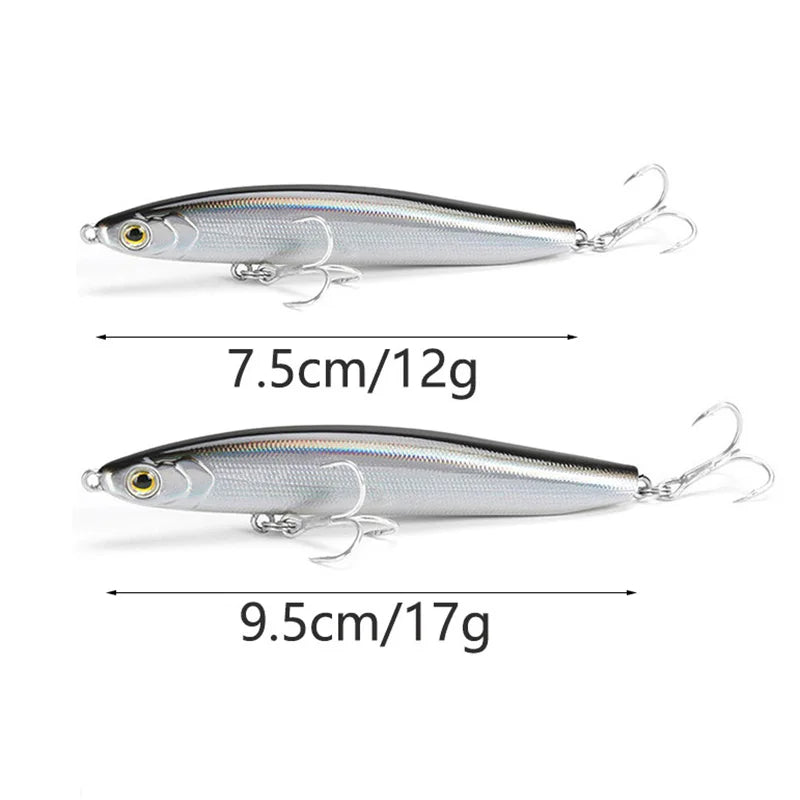 OUTKIT High Quality 1pcs Thrill Stick Fishing Lure 12/17g Sinking Pencil Long casting Shad Minnow Artificial Bait Pike Lures