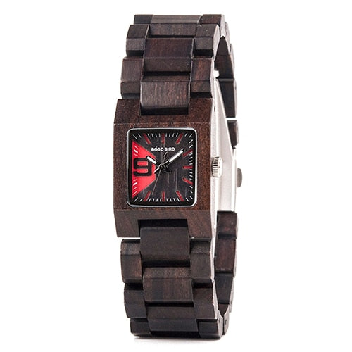 BOBO BIRD Casual Women Quartz Watches Ladies Wood Wristwatch Best Gift For Girlfriend Birthday Present relogio feminino L-S02