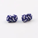 Mens Cuff Links Fashion Men's Shirt Cufflinks Trade Mixed Two Colors DIY Braided Wire Buckle Cuff Link