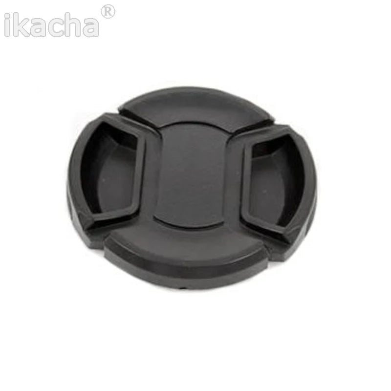 37 40.5 43 46 49 52 55 58 62 67 72 77 82mm Camera Lens Cap Snap-on Cap Cover With Anti-lost Rope For Nikon Canon Camera Lens