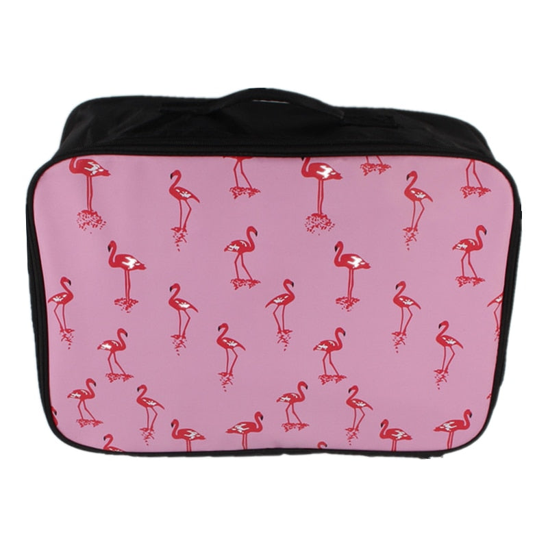 RUPUTIN Travel Cartoon Cosmetic Bag Large Capacity Makeup Cases Portable Bathroom Storage Organizer Bags Waterproof Make Up Bag