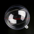 6/8/10/12cm Wedding Christmas Tree Ball Ornament Decor Exquisite Transparent Clear Plastic Bauble Hanging Hollow Ball Candy Box