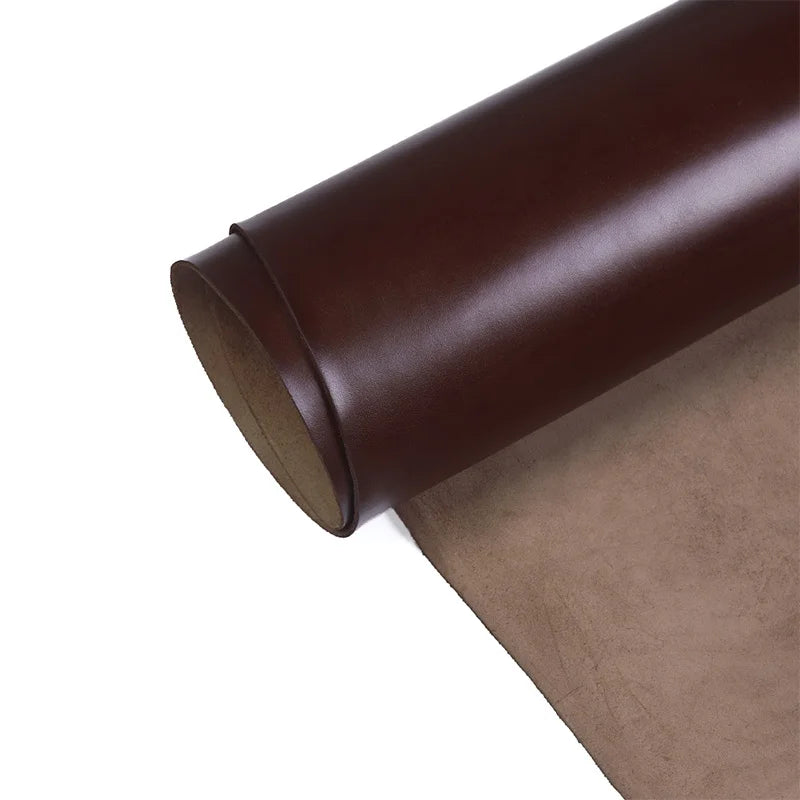 WUTA 30x60cm Top Quality New Waxed Bull Vegetable Tanned Leather Piece DIY Genuine Leather Material Full Grain Cowhide