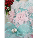 Dog Dress Luxury Dogs Weeding Dress Embroidery Lace Tutu Weeding Skirt Summer Dress Chiwawa Dress For Wedding Party Clothes H8-2