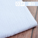 50*130cm Fabric Drape Cotton And Linen Double Gauze Crepe Baby Clothes Fabric Ladies Skirt Sleepwear Fabrics