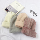 Autumn winter rabbit hair Winter skullies Hat fashion warm beanies hats casual women solid adult rabbit caps cover head