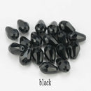 60/70PCS 8/10mm Crystal Tear Drop Shape Beads for Jewelry Making Waterdrop AB Glass Beads Loose Jewellery Beads DIY Bracelets