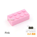 10pcs/lot DIY Blocks Building Bricks Thick 2X4 Educational Assemblage Construction Toys for Children Size Compatible With Brand
