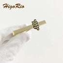 Freemason Akasha Sprig of Acacia Hiram Abiff Leaf Enamel Tie Clip Masonic regalia Tie Bar Freemasonry Masons