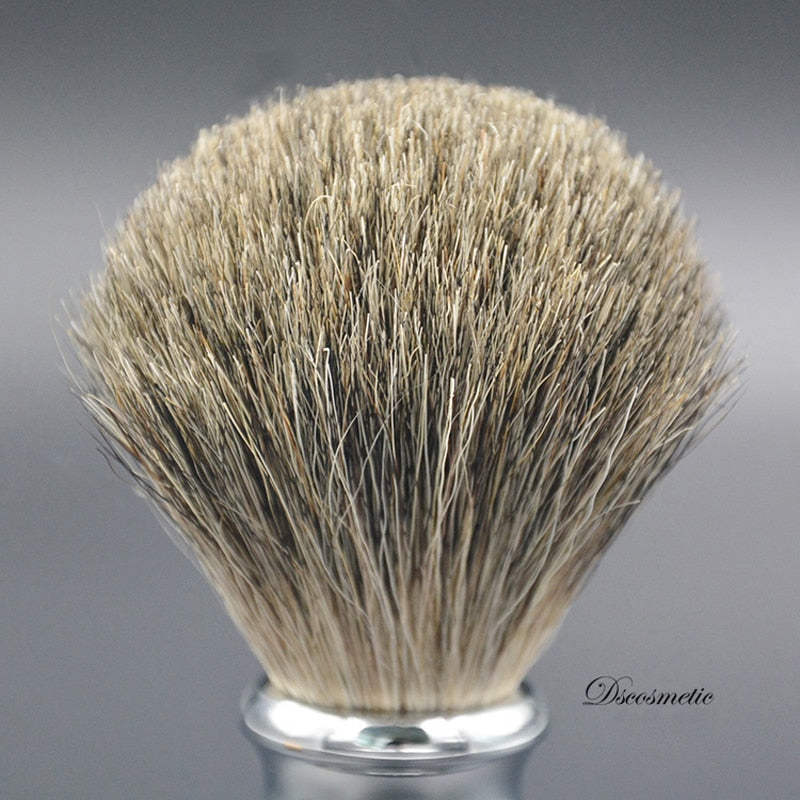 vintage hand-crafted pure Badger Hair with Resin Handle  metal base  Shaving Brush for  men's grooming kit