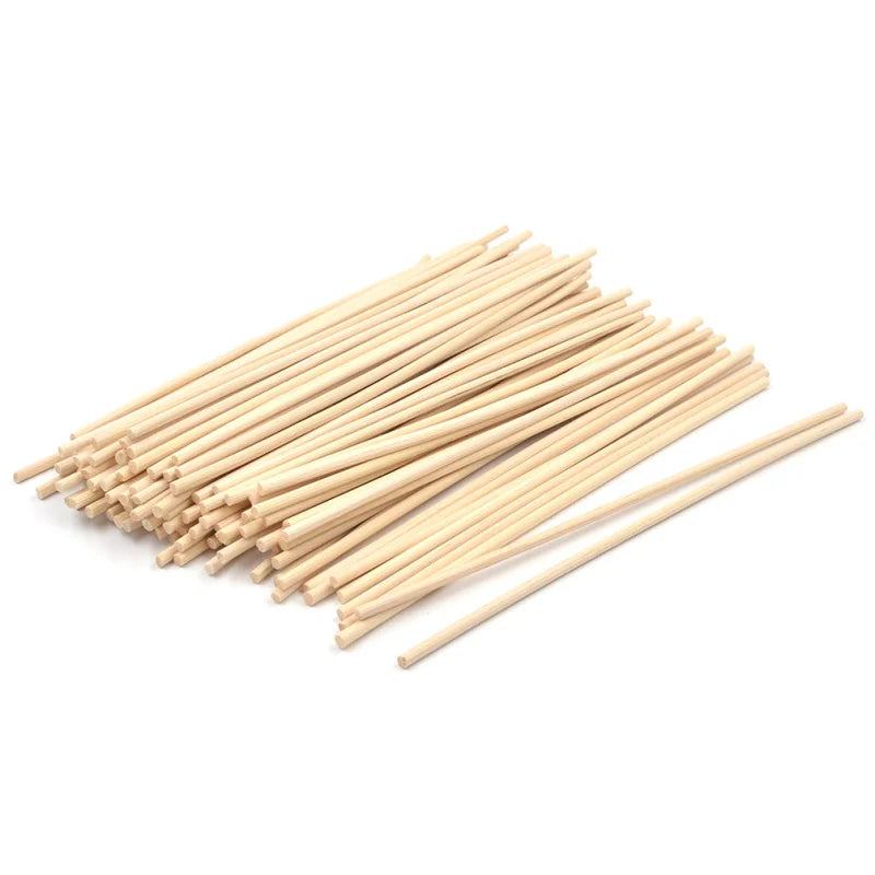 100PCS 3mm Rattan Reed Diffuser Replacement Stick DIY Handmade Refill Rattan Sticks Aromatic Sticks Home Decoration