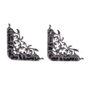 2Pcs Metal Bags Handbags Clip Edges Hollow Fixed Decorative Buckle DIY Hardware Accessories Handbag Corner