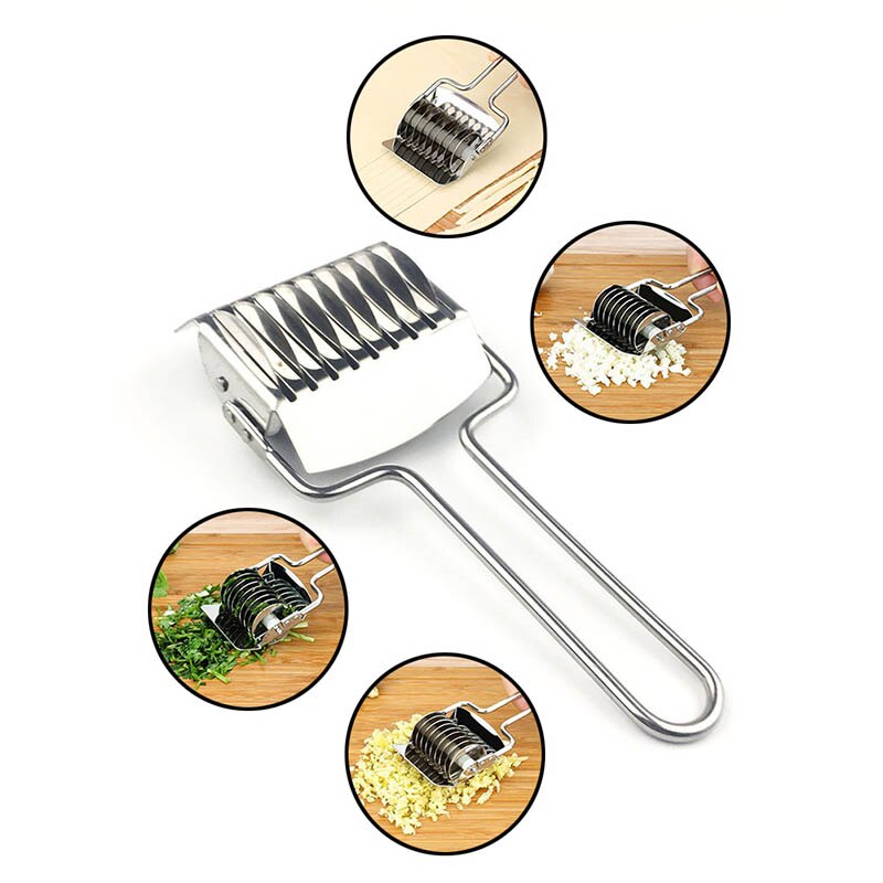 Pressing Machine  Non-slip Handle Kitchen Gadgets Spaetzle Makers Noodles Cut Knife 1PC Manual Section Shallot Cutter