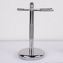 QSHAVE Men Razor Holder Stainless Steel Shaving Brush Stand Safety Razor It Razor Holder 15cm Razor Rack & Brush not including