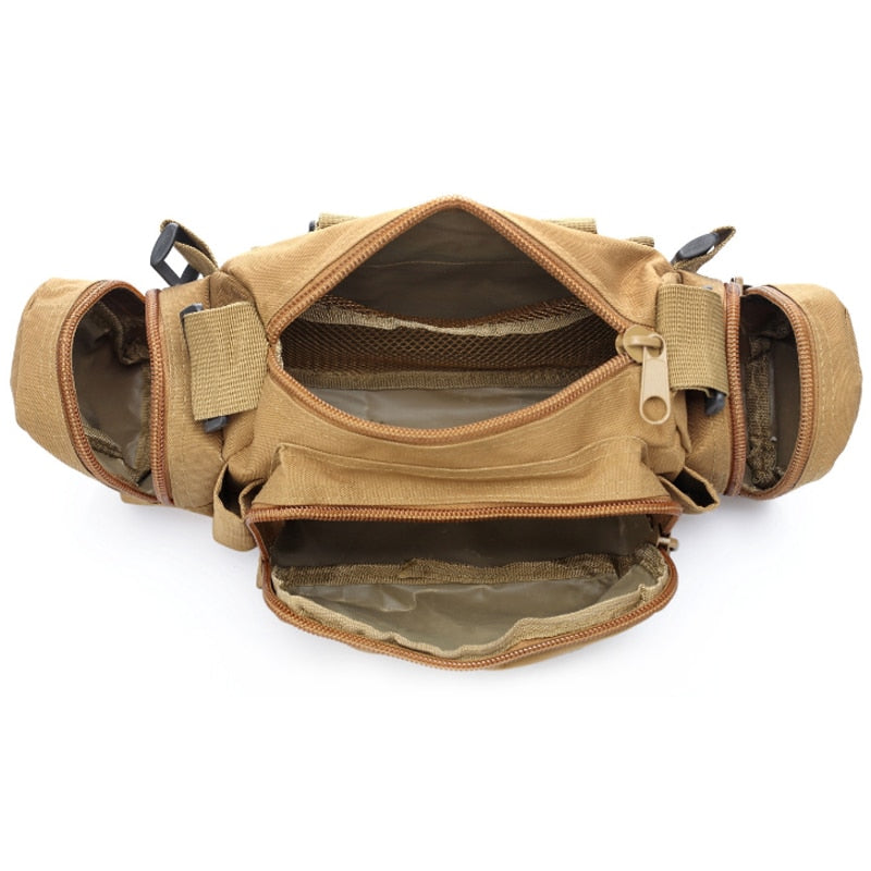 Outdoor Military Tactical Waist Bag Waterproof Nylon Camping Hiking Backpack Pouch Hand Bag military bolsa Style mochila