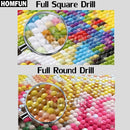 HOMFUN Diy 5d Diamond Painting "Christmas snowman"  Cross Stitch Square Round Diamond Embroidery Handwork Rhinestone Art A02255