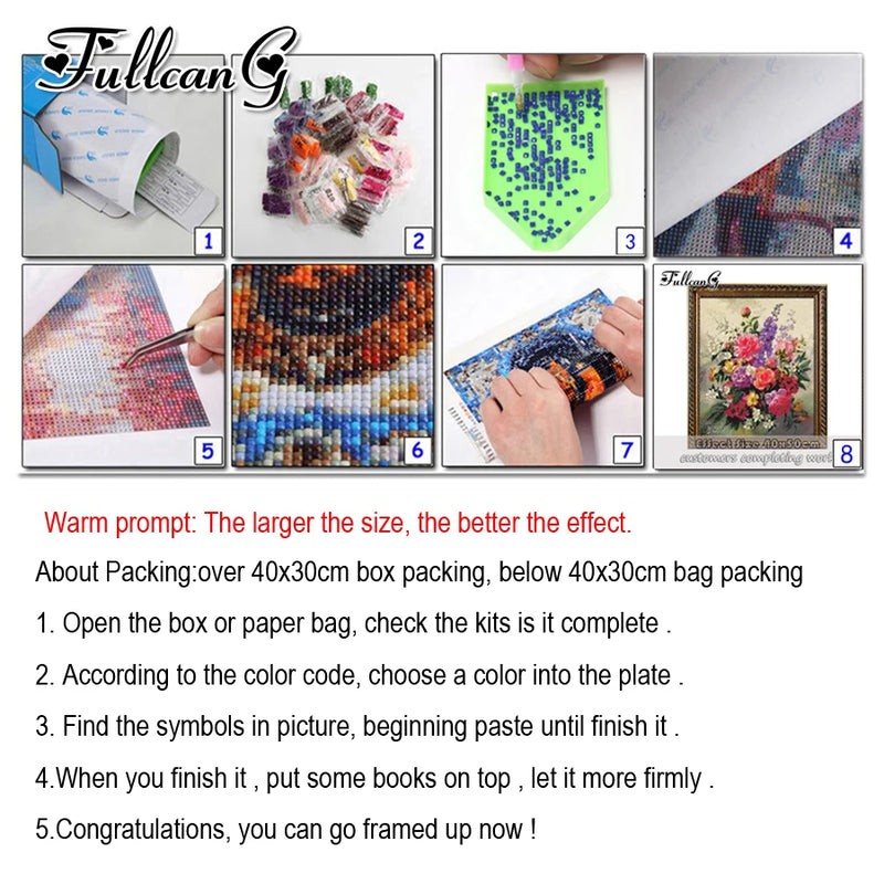 FULLCANG diamond painting Merry Christmas picture diy 5d full rhinestone embroidery playground scenery home decor FG1223