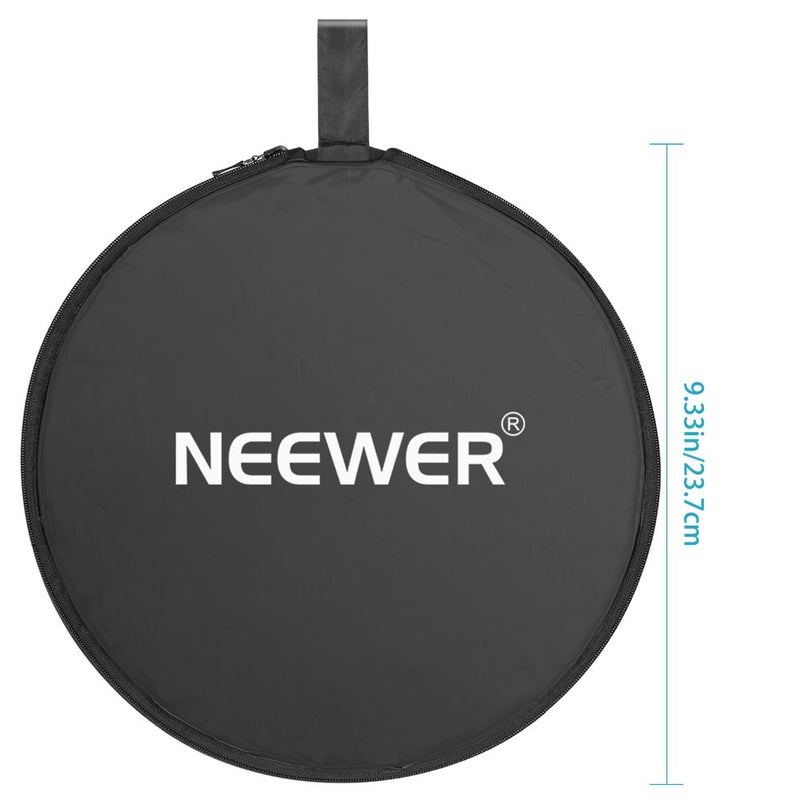 NEEWER 19.6 Inch/50 Centimeter Light Reflector Light Diffuser 5 in 1 Collapsible Multi Disc with Bag