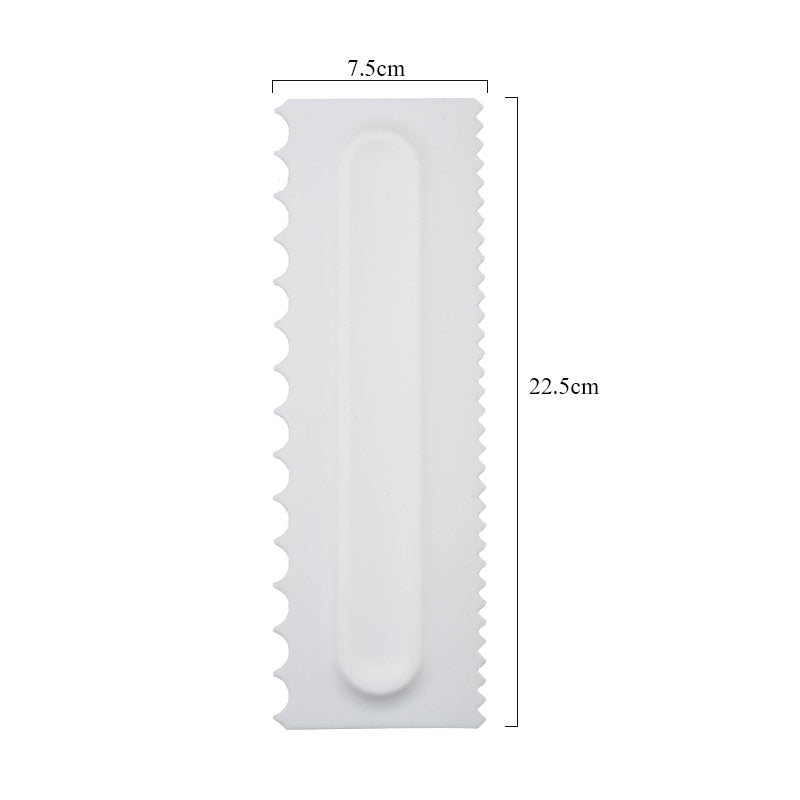 Cake Decorating Comb Cake Scraper Smoother Cream Decorating Pastry Icing Comb Fondant Spatulas Baking Pastry Tools