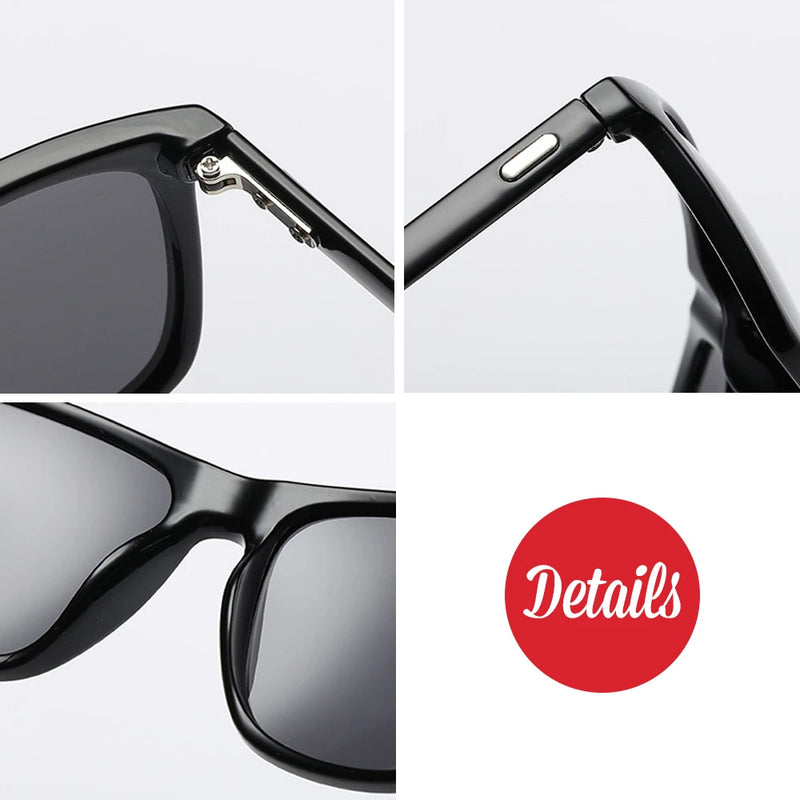 VIVIBEE Square Sunglasses Polarized for Men 2024 Trending Design UVA UVB Protection Sun Glasses Women Driver Polarised Shades