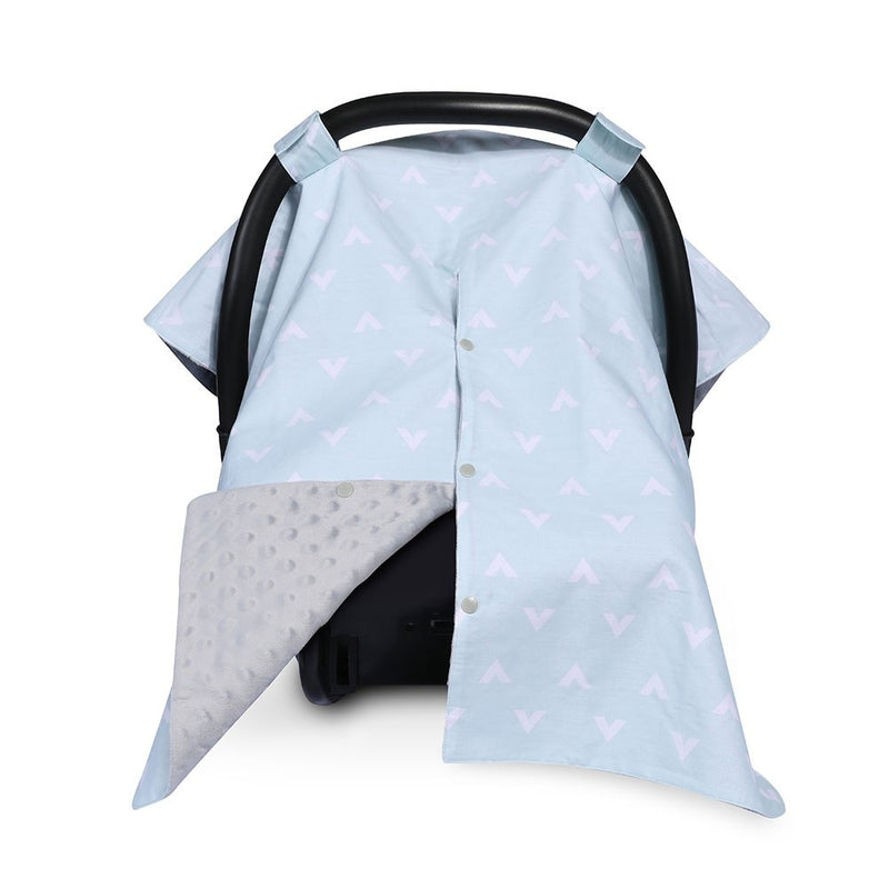 Fashion Baby Car Seat Blanket Cover  Bow Newborn Baby Girls Soft Safety Car Seat Canopy Nursing Cover Multi-use Blanket Cover