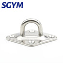 1pcs Staple Ring wall Hook Heavy Duty Fixed Pad Eye Plate Deck Door Buckle U-Shaped Heavy Duty Ceiling Mount Hanger