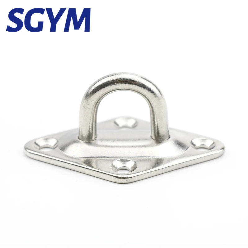 1pcs Staple Ring wall Hook Heavy Duty Fixed Pad Eye Plate Deck Door Buckle U-Shaped Heavy Duty Ceiling Mount Hanger