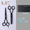 Brainbow 5.5' /6.0' Professional Hair Scissors Japan Hairdressing Barber Scissors Thinning Cutting Shears Haircut Hair Style