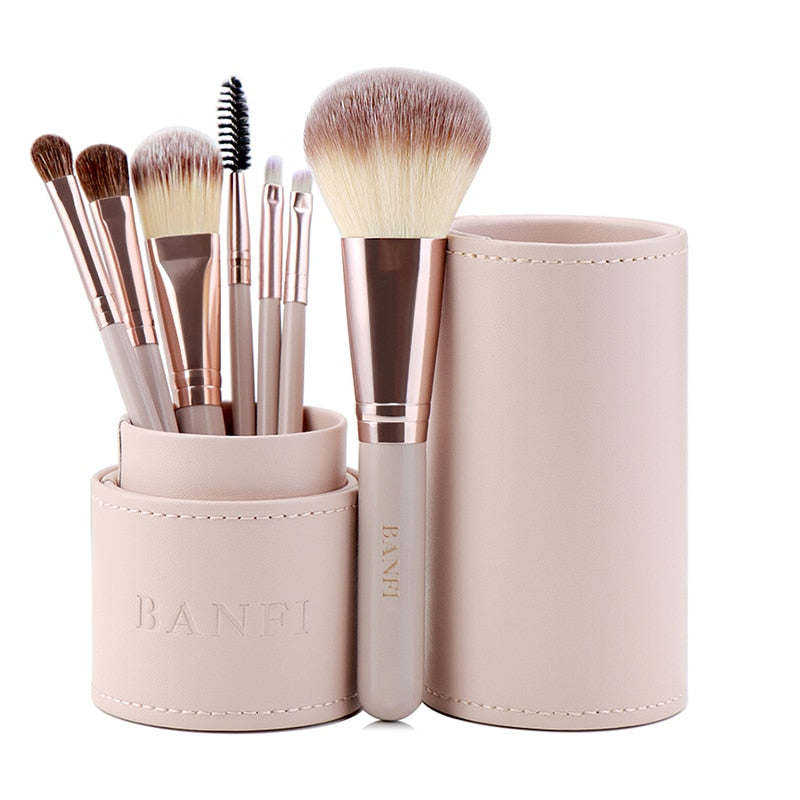 FJER 7-9PCS Makeup Brushes Kit Beauty Makeup Brush тени для век Cosmetic Blush Foundation Eyeshadow Concealer кисти для макияжа