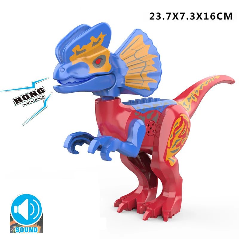 Brutal Raptor Building Jurassic Blocks World 2 MINI Dinosaur Figures Bricks Dino Toys For Children Dinosaurios Christmas