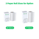 PeriPage Translucent Photo Sticker BPA-Free Adhesive Thermal Paper Roll Sticky Paper Waterproof for PeriPage A6/A8/A9/A9s/A9 Pro