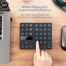 USB 2.4g Wireless Keyboard 35 keys/buttons Multimedia Mute Quiet Keypad Number Digital keyboard Home End Direction Up Down key