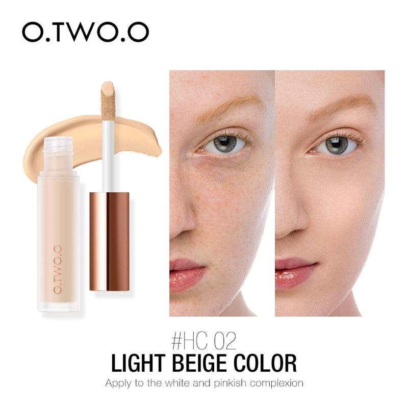 O.TWO.O Face Concealer Makeup Full Coverage Tattoo Dark Circles Modify Skin Tone Waterproof Long Lasting Liquid Concealer