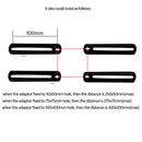 DL-AC100 VESA200 to 400X400 10-55" lcd tv mount  adaptor monitor support extension pad tablet bracketv clamp Adaptor