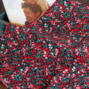 Green Leaves Pastoral Fabric Printed Floral Skirt Cotton Fabric for Handmade DIY Cotton Baby Dress Material