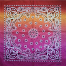New Fashion Hip Hop 100% Cotton Bandana Square Scarf handkerchief Gradient Paisley print For Women Men Unisex headband 55*55cm