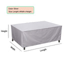 Outdoor Furniture Covers Waterproof Rain Snow Dust Wind-Proof Anti-UV Oxford Fabric Garden Lawn Patio Furniture Covers 190T