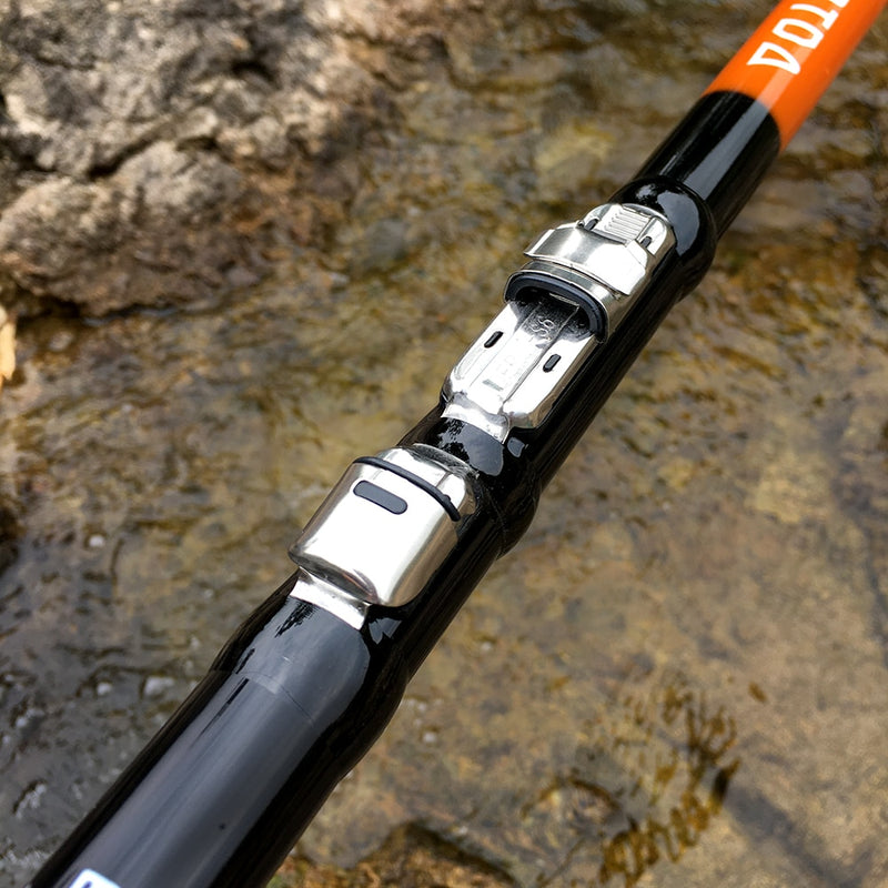 GHOTDA High Quality Carbon Fiber Rock Fishing Rod Power Telescopic Rock Fishing Rod Carp Feeder Rod Travel Boats Sea 2.7-6.3