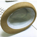 Children Sunhat Kids Summer Beach Straw Hat Jazz Panama Trilby Fedora Hats British Cap Breathable Baby Hats Girls Boys Sunvisor