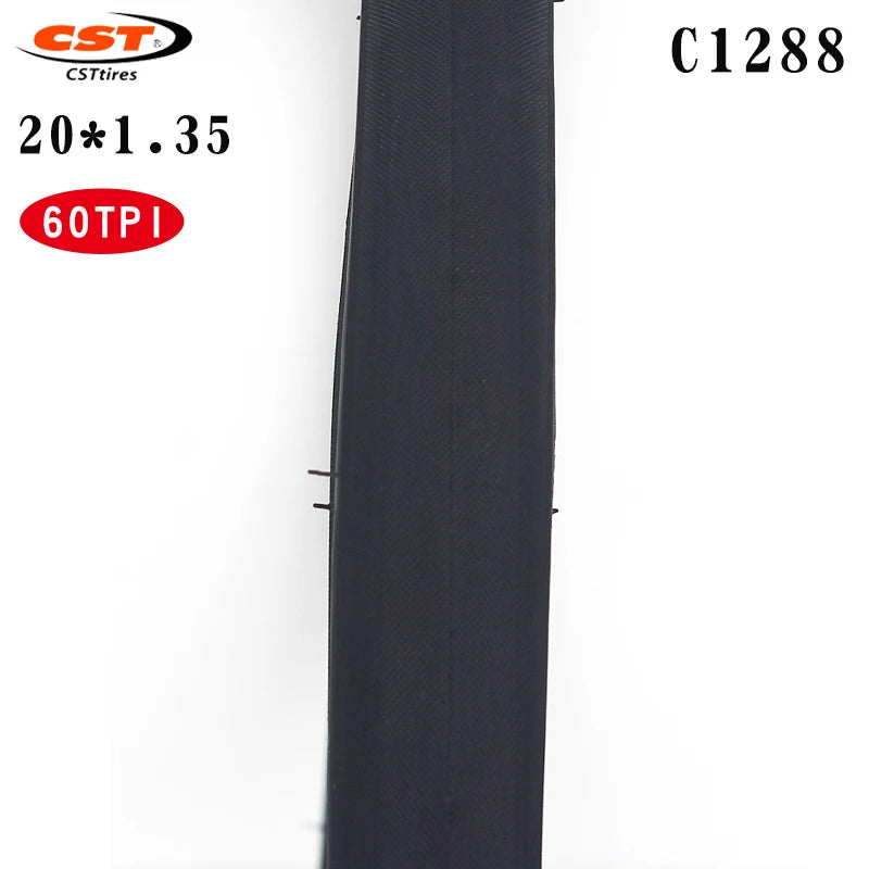 CST bicycle tire C1288 406 20 inch 20 * 1.35 steel wire 451 20x1 1 / 8 60TPI small wheel diameter folding bicycle tire