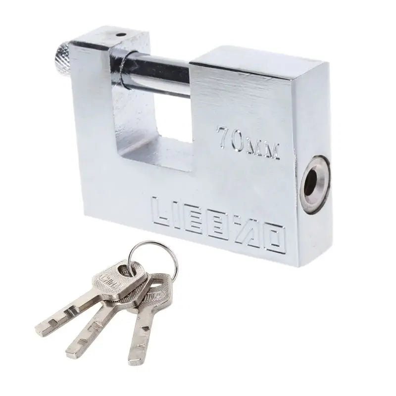 Stainless Steel Burglar Padlock Security Safety Lock Antique Horizontal Opening 40mm/50mm/60mm/70mm High quality and durable