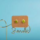 Small And Cute Porcelain Multicolor Earrings Anti-allergic